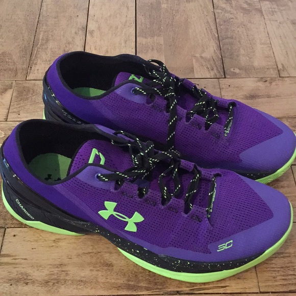 mens purple under armour shoes